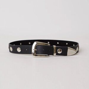 B-LOW THE BELT - JORDANA MINI MOTO LEATHER BELT